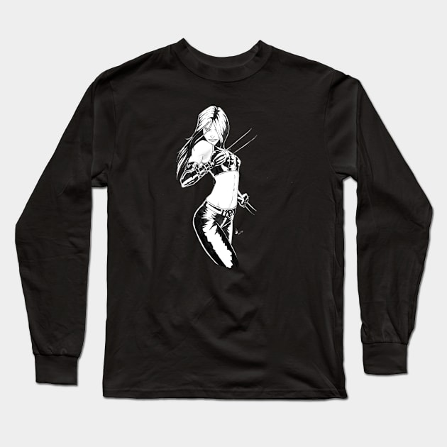 X-23 Long Sleeve T-Shirt by Aarondockery2112